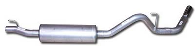 Gibson Single Swept Side Exhaust System 03-05 Dodge Ram 5.7L